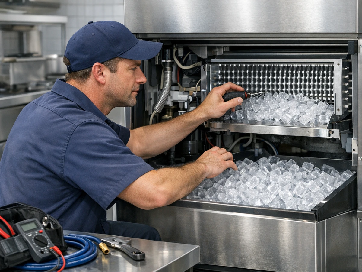 Emergency commercial ice machine service